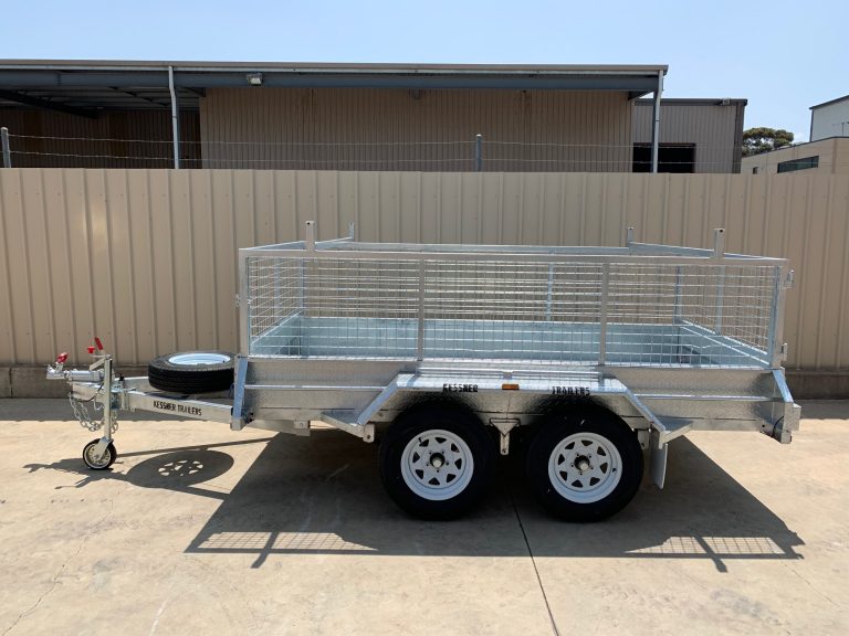 1999 Kgs- Heavy Duty Tandem + Cage - Kessner Trailers 