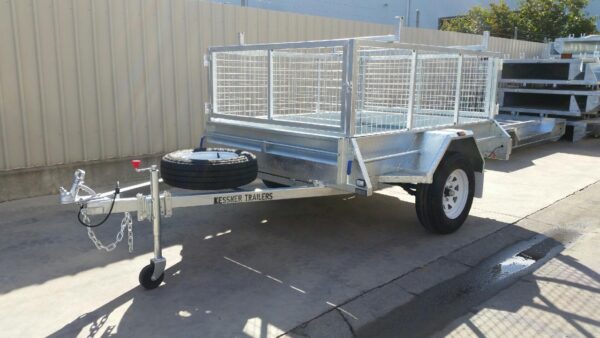 1500KGS - COMMERCIAL SINGLE + BRAKES + RAMPS + CAGE - Image 8