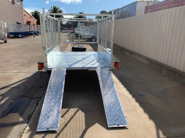 Galvanised single axle trailer